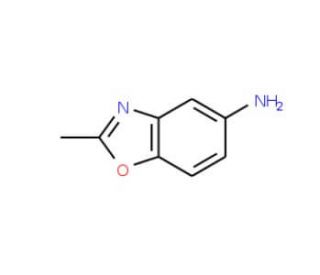 2-Methyl-1,3-benzoxazol-5-amine (CAS 72745-76-7) - chemical structure image