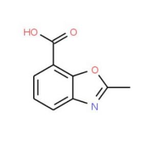 2-Methyl-1,3-benzoxazole-7-carboxylic acid - chemical structure image