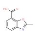 2-Methyl-1,3-benzoxazole-7-carboxylic acid - chemical structure image