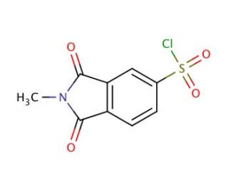 2-methyl-1,3-dioxoisoindoline-5-sulfonyl chloride (CAS 503469-97-4) - chemical structure image