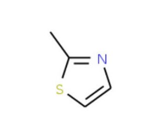 2-methyl-1,3-thiazole (CAS 3581-87-1) - chemical structure image
