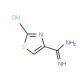 2-Methyl-1,3-thiazole-4-carboximidamide hydrochloride (CAS 18876-82-9) - chemical structure image