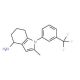 2-methyl-1-[3-(trifluoromethyl)phenyl]-4,5,6,7-tetrahydro-1H-indol-4-amine - chemical structure image