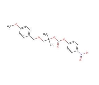 2-[Methyl-1-(4-methoxyphenyl)methoxy]propyl-4&prime;-nitrophenyl Carbonate (CAS 1076198-54-3) - chemical structure image
