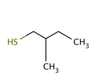2-Methyl-1-butanethiol (CAS 1878-18-8) - chemical structure image