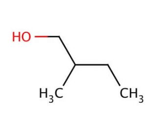 2-Methyl-1-butanol (CAS 137-32-6) - chemical structure image