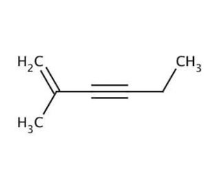 2-Methyl-1-hexen-3-yne (CAS 23056-94-2) - chemical structure image
