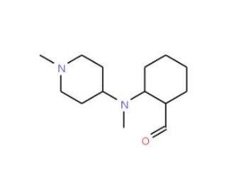 2-[methyl(1-methylpiperidin-4-yl)amino]benzaldehyde - chemical structure image