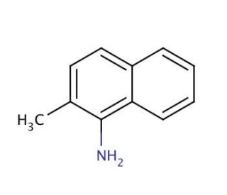2-Methyl-1-naphthylamine (CAS 2246-44-8) - chemical structure image