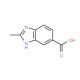 2-Methyl-1H-benzimidazole-5-carboxylic acid (CAS 709-19-3) - chemical structure image