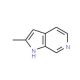 2-Methyl-1H-pyrrolo[2,3-c]pyridine (CAS 65645-56-9) - chemical structure image