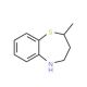 2-methyl-2,3,4,5-tetrahydro-1,5-benzothiazepine (CAS 19197-44-5) - chemical structure image