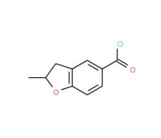 2-Methyl-2,3-dihydro-benzofuran-5-carbonyl chloride - chemical structure image