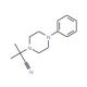 2-Methyl-2-(4-phenylpiperazino)propanenitrile (CAS 92326-91-5) - chemical structure image