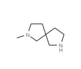 2-Methyl-2,7-diazaspiro[4.4]nonane (CAS 135380-53-9) - chemical structure image