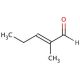 2-Methyl-2-pentenal (CAS 623-36-9) - chemical structure image