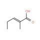 2-Methyl-2-pentenoic acid (CAS 3142-72-1) - chemical structure image