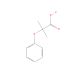 2-methyl-2-phenoxypropanoic acid (CAS 943-45-3) - chemical structure image
