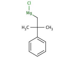 2-Methyl-2-phenylpropylmagnesium chloride solution (CAS 35293-35-7) - chemical structure image