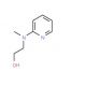 2-[Methyl(2-pyridinyl)amino]-1-ethanol (CAS 122321-04-4) - chemical structure image