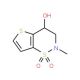 2-methyl-3,4-dihydro-2H-thieno[2,3-e][1,2]thiazin-4-ol 1,1-dioxide - chemical structure image