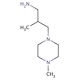 2-methyl-3-(4-methylpiperazin-1-yl)propan-1-amine (CAS 50846-06-5) - chemical structure image