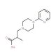 2-Methyl-3-(4-pyridin-2-yl-piperazin-1-yl)-propionic acid - chemical structure image