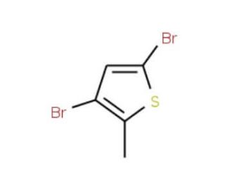 2-Methyl-3,5-dibromo-thiophene (CAS 29421-73-6) - chemical structure image