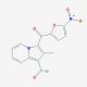 2-Methyl-3-(5-nitro-furan-2-carbonyl)-indolizine-1-carbaldehyde - chemical structure image