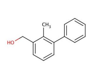 2-Methyl-3-biphenylmethanol - chemical structure image