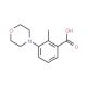 2-Methyl-3-morpholin-4-yl-benzoic acid - chemical structure image