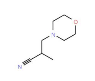 2-Methyl-3-morpholin-4-ylpropanenitrile - chemical structure image