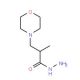 2-Methyl-3-morpholin-4-ylpropanohydrazide (CAS 155219-09-3) - chemical structure image