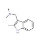 2-Methyl-3-N,N-dimethylaminomethylindole (CAS 37125-92-1) - chemical structure image