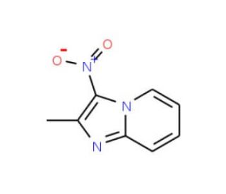 2-Methyl-3-nitroimidazo[1,2-a]pyridine (CAS 34165-09-8) - chemical structure image