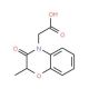 (2-Methyl-3-oxo-2,3-dihydro-4H-1,4-benzoxazin-4-yl)acetic acid - chemical structure image