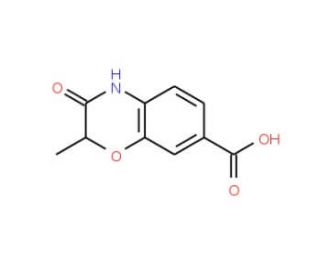 2-Methyl-3-oxo-3,4-dihydro-2H-1,4-benzoxazine-7-carboxylic acid - chemical structure image
