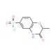 2-Methyl-3-oxo-3,4-dihydro-2H-benzo[1,4]oxazine-6-sulfonyl chloride (CAS 293741-60-3) - chemical structure image