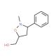 (2-Methyl-3-phenyltetrahydro-5-isoxazolyl)methanol (CAS 19345-02-9) - chemical structure image