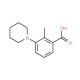 2-Methyl-3-piperidin-1-yl-benzoic acid - chemical structure image