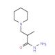 2-Methyl-3-piperidin-1-ylpropanohydrazide (CAS 155219-10-6) - chemical structure image