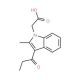 (2-Methyl-3-propionyl-indol-1-yl)-acetic acid - chemical structure image