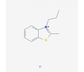 2-Methyl-3-propylbenzothiazolium iodide (CAS 60126-29-6) - chemical structure image