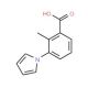 2-Methyl-3-pyrrol-1-yl-benzoic acid (CAS 83140-96-9) - chemical structure image