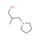 2-Methyl-3-pyrrolidin-1-yl-propan-1-ol (CAS 873376-29-5) - chemical structure image