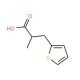2-Methyl-3-thiophen-2-yl-propionic acid - chemical structure image