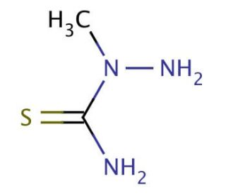 2-Methyl-3-thiosemicarbazide (CAS 6938-68-7) - chemical structure image