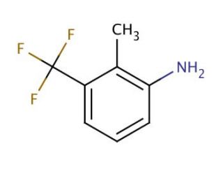 2-Methyl-3-(trifluoromethyl)aniline (CAS 54396-44-0) - chemical structure image