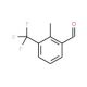 2-Methyl-3-(trifluoromethyl)benzaldehyde (CAS 878001-20-8) - chemical structure image
