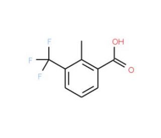 2-Methyl-3-(trifluoromethyl)benzoic acid (CAS 62089-35-4) - chemical structure image